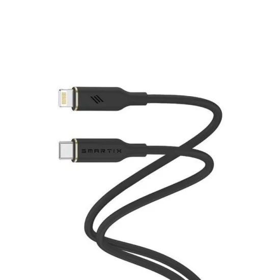 Smartix Premium USB-C To Lightning 27W Mfi Cable 1.5 Mt - Black